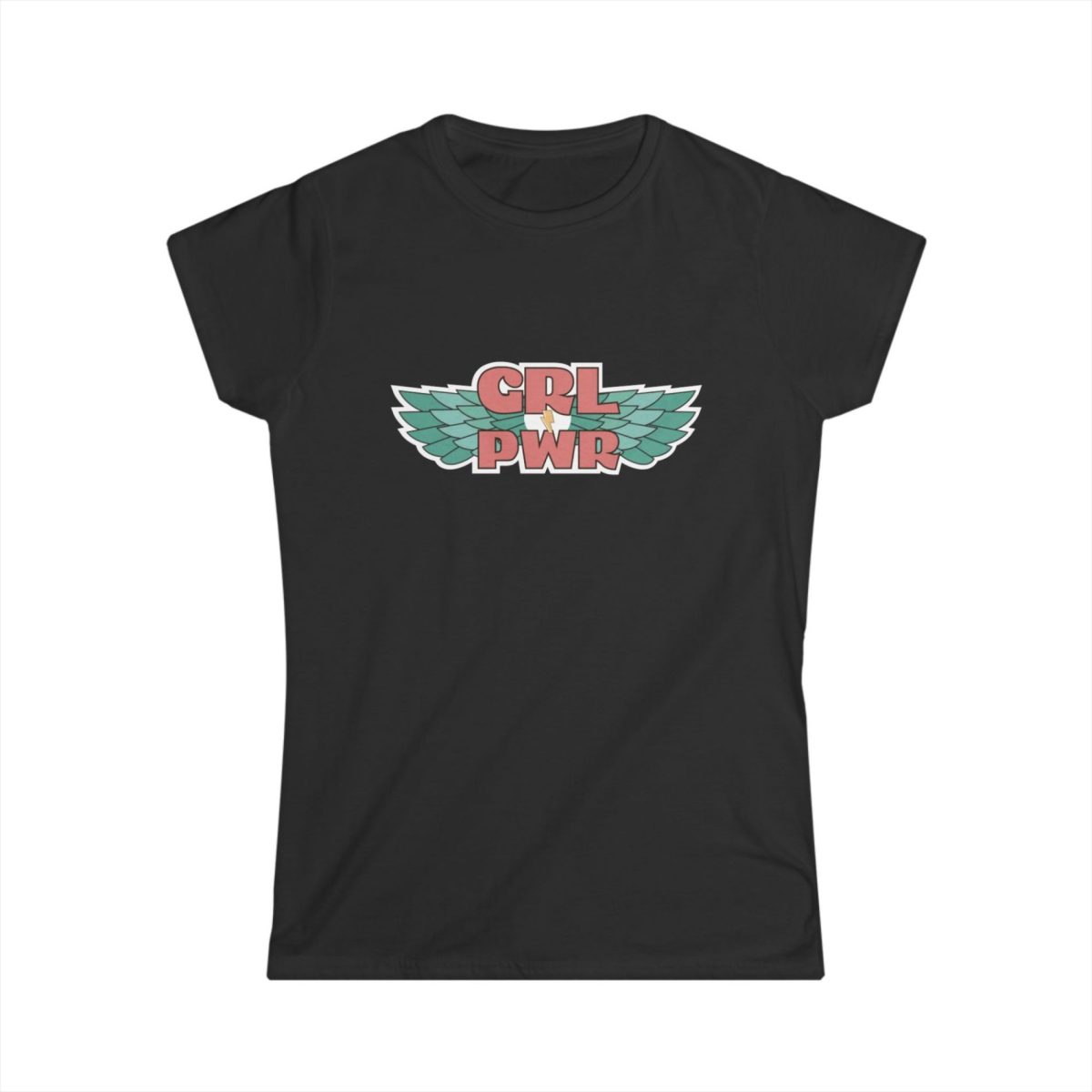 GRL PWR Wings feministické dámské tričko