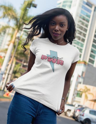Girl PWR feministické dámské tričko