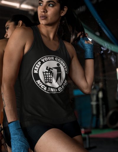 Keep Your Country Nice and Clean unisex tílko