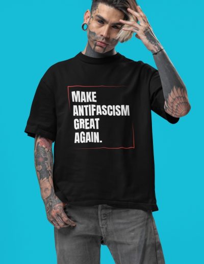 Make Antifascism Great Again unisex organické tričko