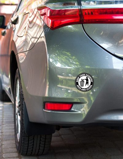 Keep Your Country Nice and Clean kiss cut samolepky