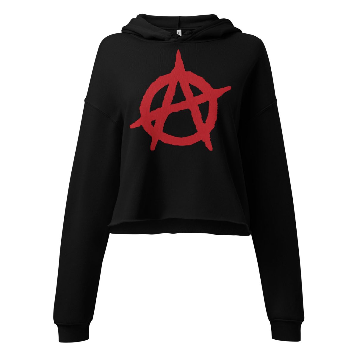 Anarchy Red crop mikina