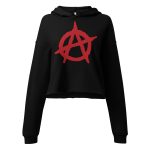 Anarchy Red crop mikina