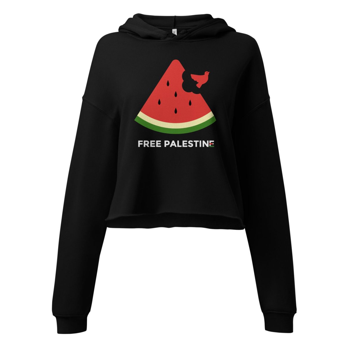 Free Palestine Watermelon crop mikina