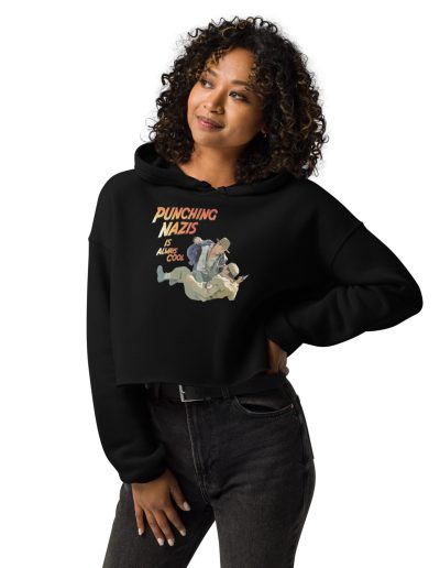 Punching Nazis Is Always Cool crop mikina