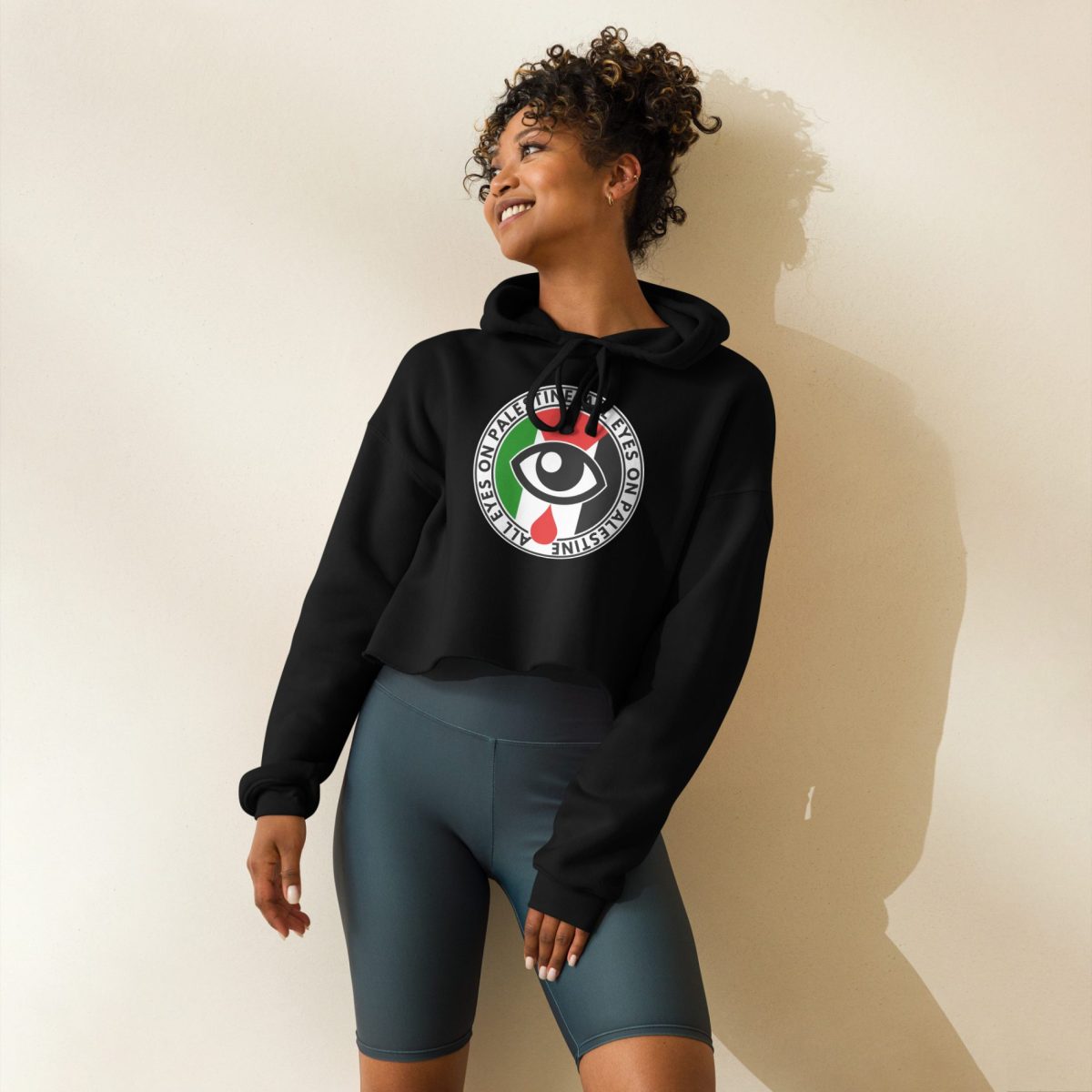 All Eyes on Palestine crop mikina