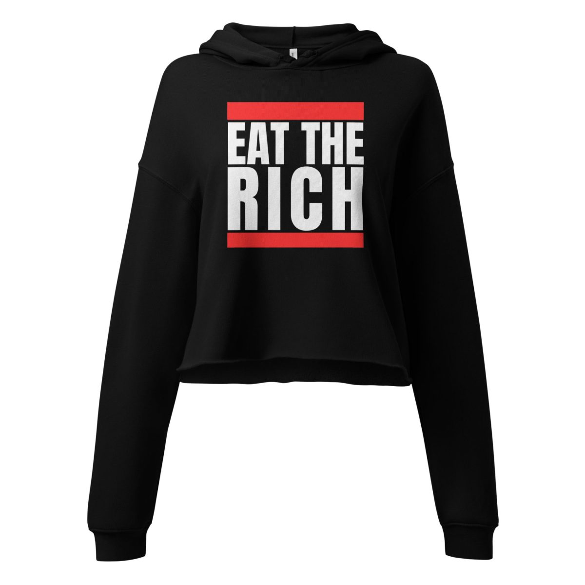 Eat the Rich crop mikina