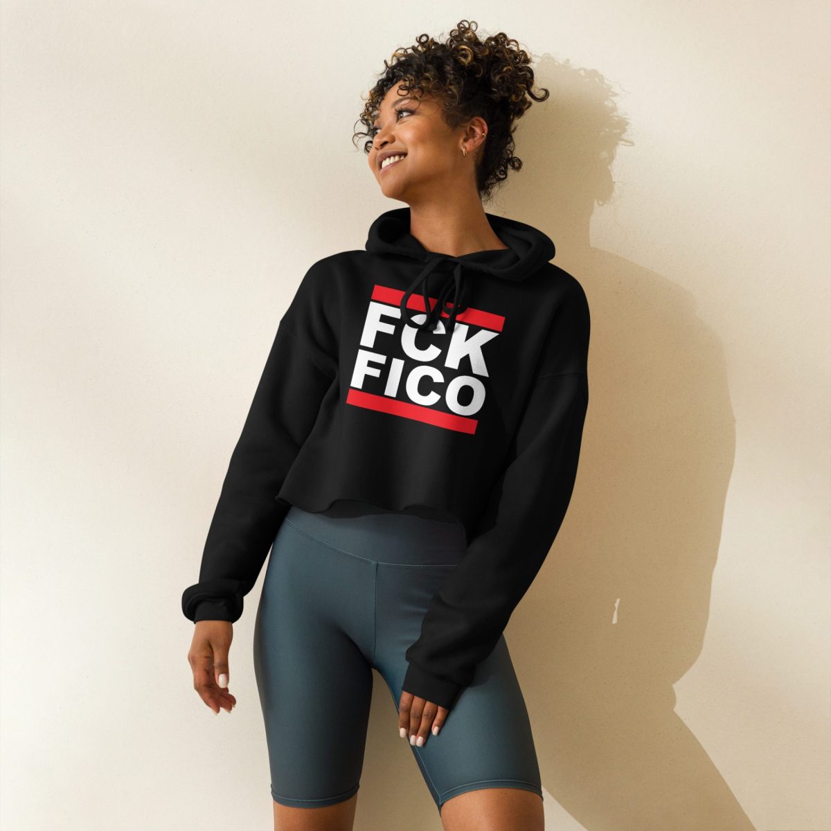 FCK FICO crop mikina
