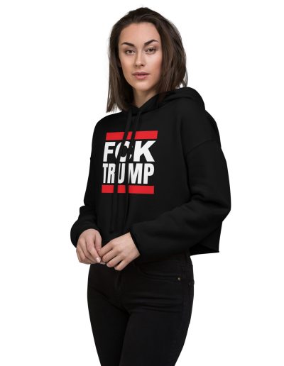 FCK TRUMP crop mikina