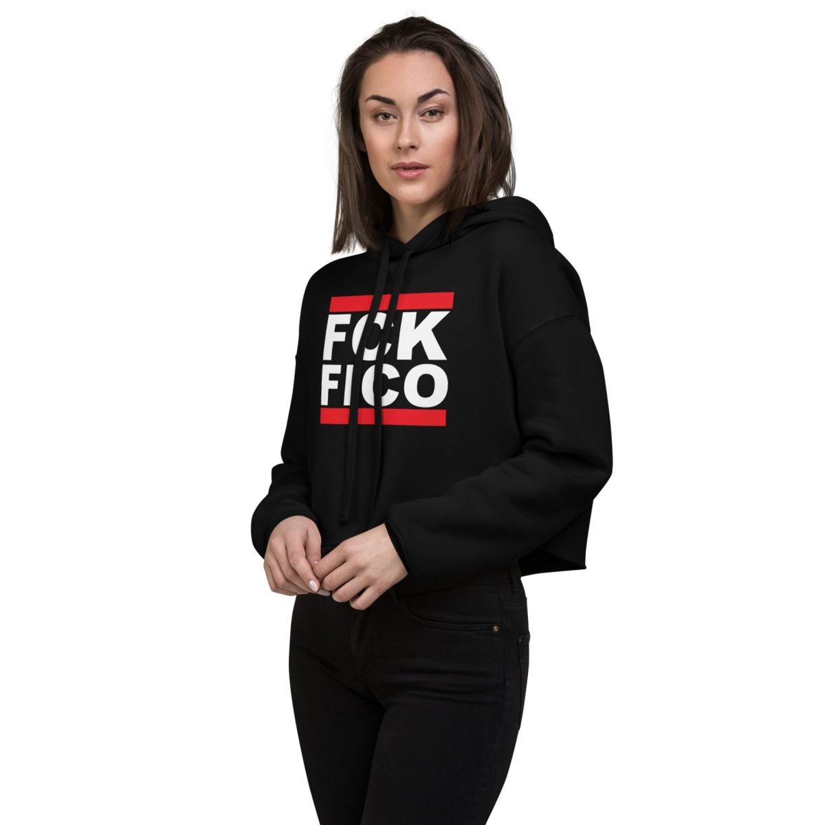 FCK FICO crop mikina