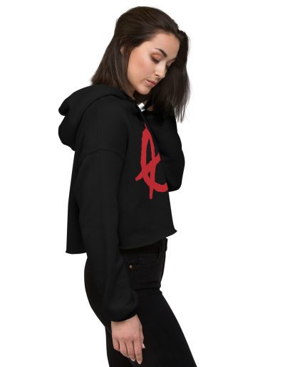 Anarchy Red crop mikina