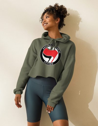 Antifaschistische Aktion crop mikina