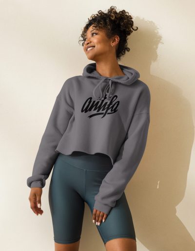 Antifa crop mikina