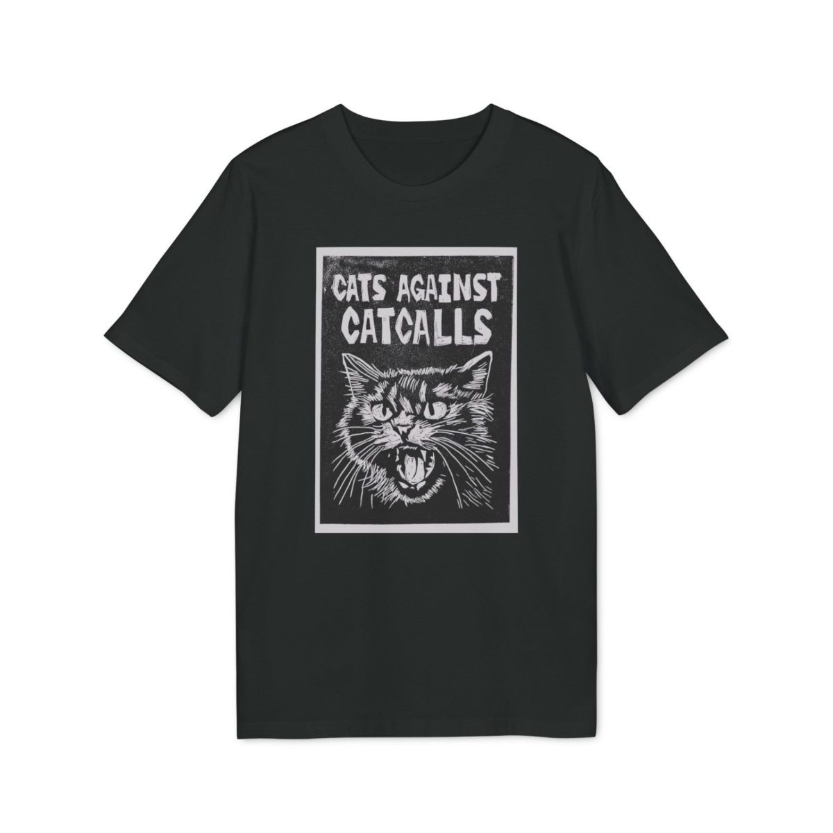 Cats Against Catcalls unisex organické tričko