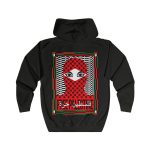 Free Palestine unisex mikina s kapucí na zip