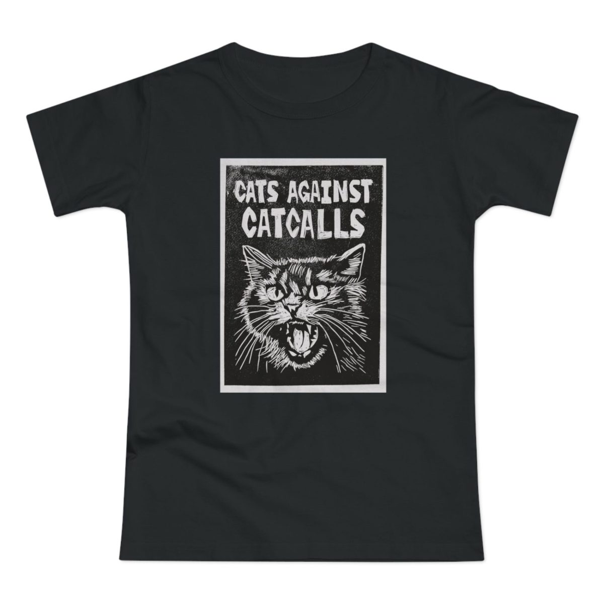 Cats Against Catcalls dámské tričko (lehká bavlna)