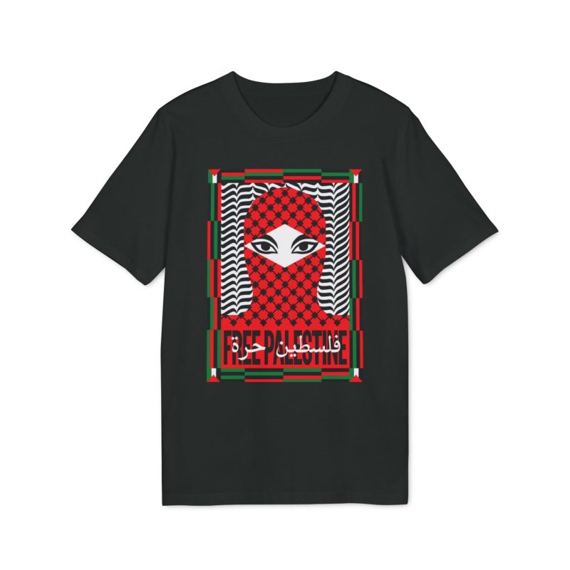 Free Palestine unisex organické tričko