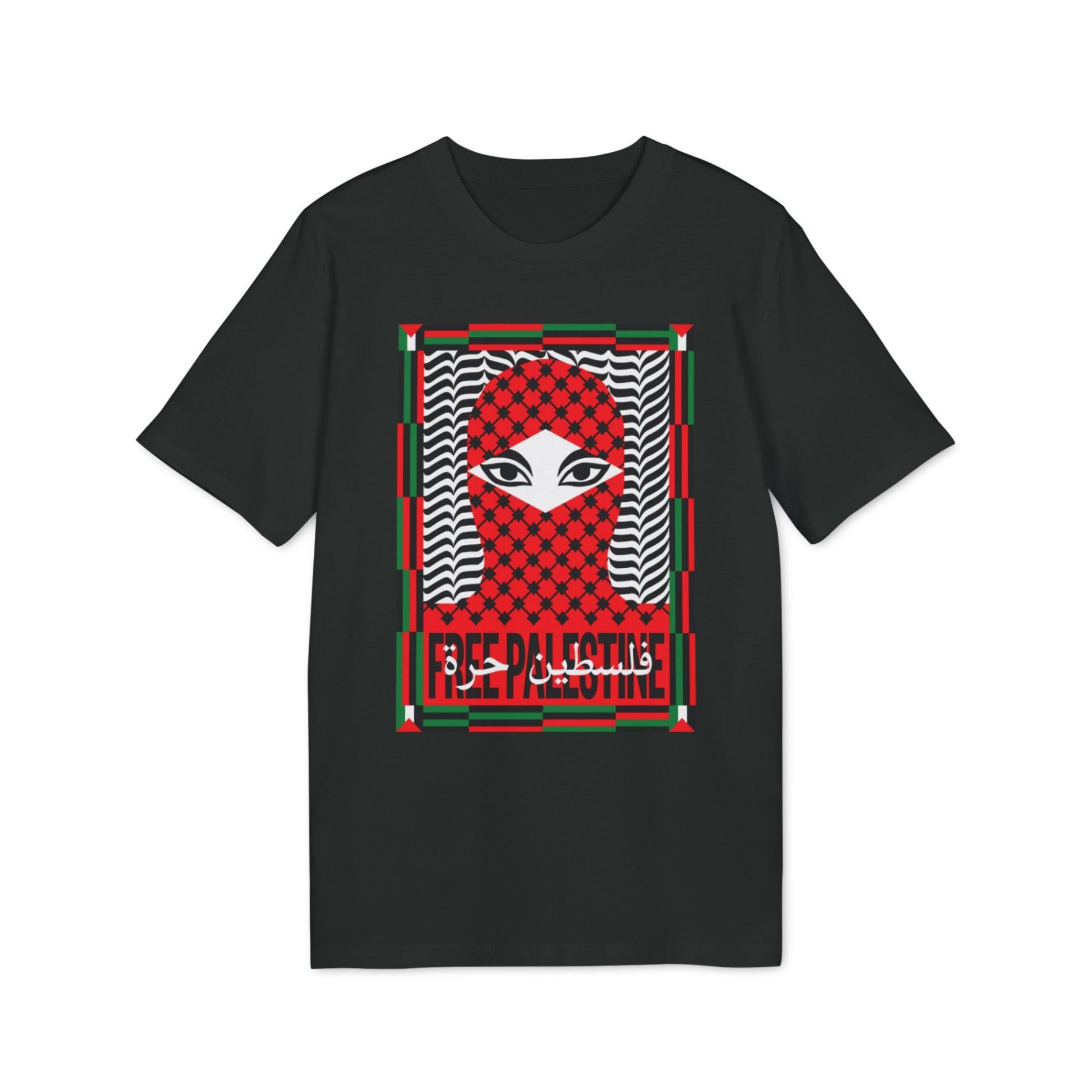 Free Palestine unisex organické tričko 4 Free Palestine unisex organické tričko
