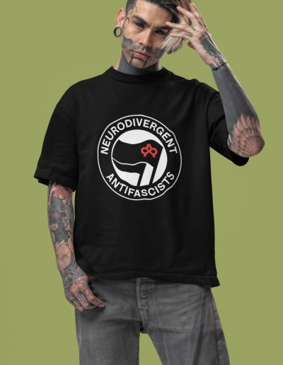 Neurodivergent Antifascists unisex tričko