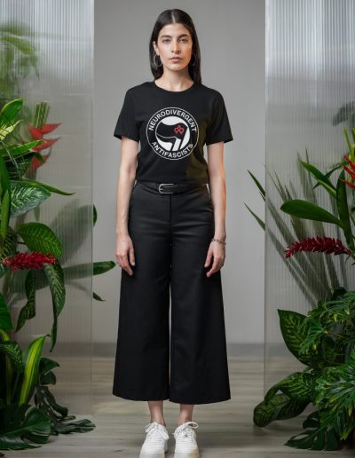 Neurodivergent Antifascists unisex organické tričko