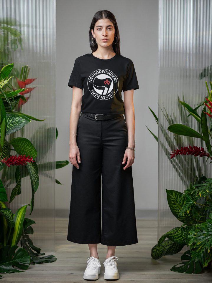 Neurodivergent Antifascists unisex organické tričko