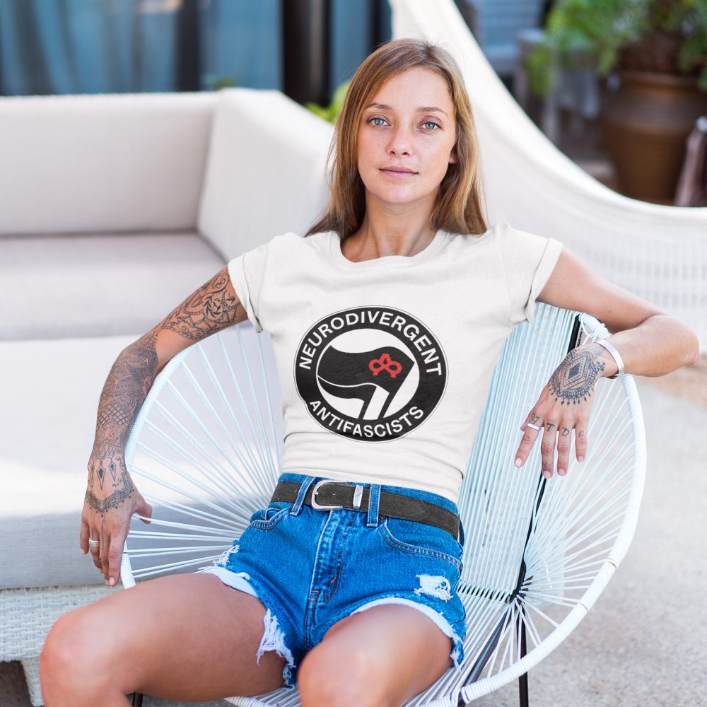 Neurodivergent Antifascists dámské tričko (lehká bavlna)