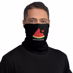 Free Palestine Watermelon nákrčník