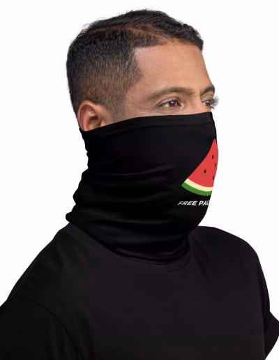 Free Palestine Watermelon nákrčník