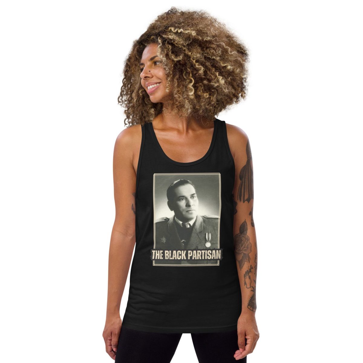 Josef Serinek (The Black Partisan) unisex tílko