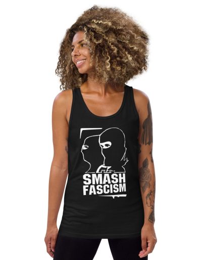 Smash Fascism unisex tílko