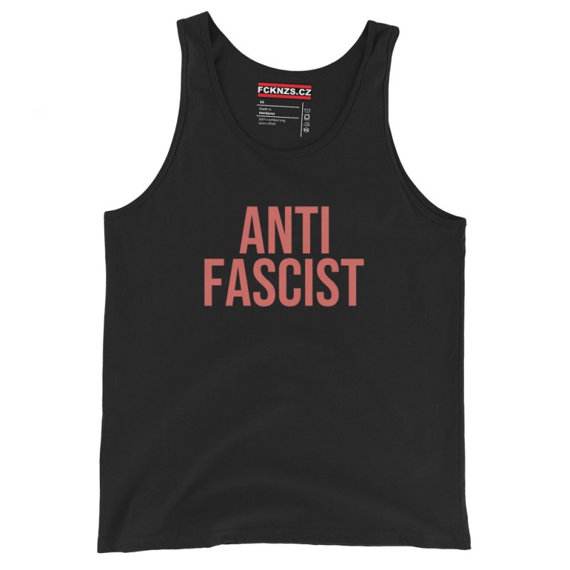 ANTIFASCIST Red unisex tílko
