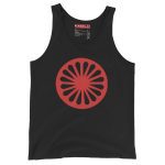 Romské kolo (červená čakra) unisex tílko