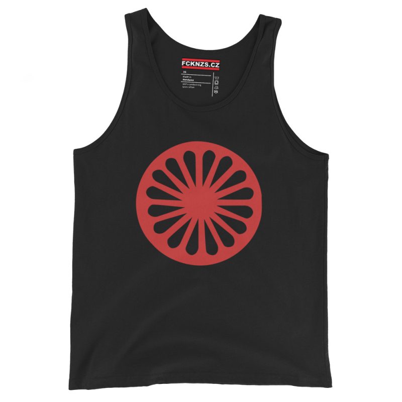 Romské kolo (červená čakra) unisex tílko