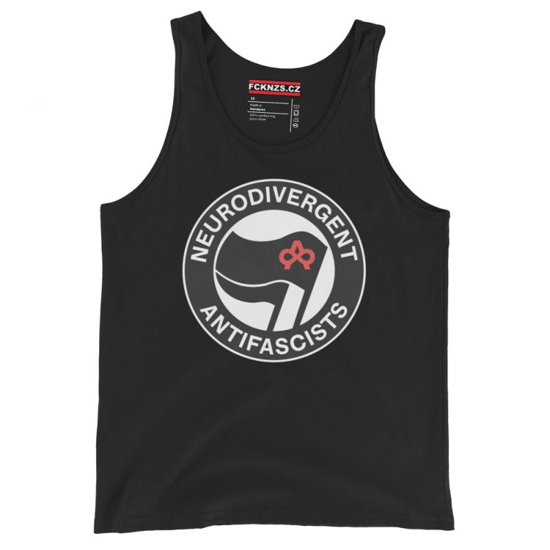 Neurodivergent Antifascists unisex tílko