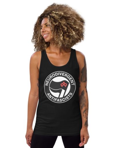 Neurodivergent Antifascists unisex tílko