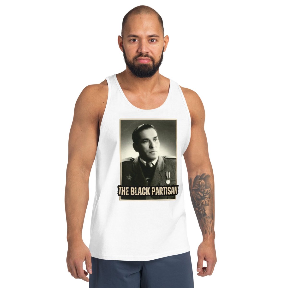 Josef Serinek (The Black Partisan) unisex tílko