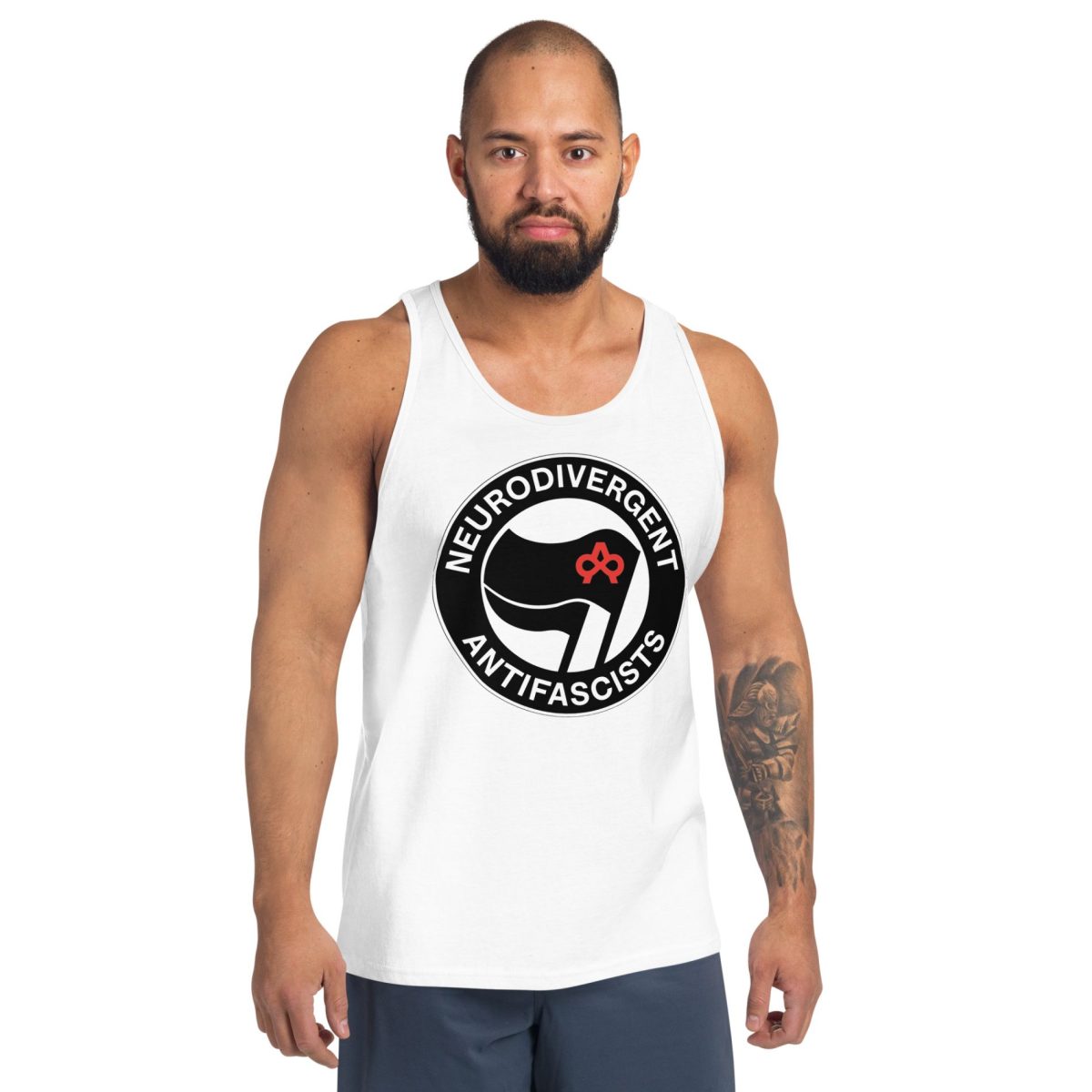Neurodivergent Antifascists unisex tílko