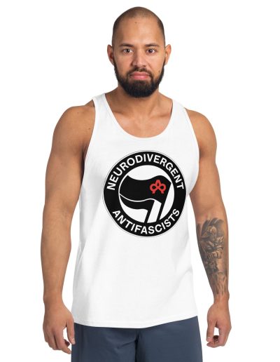 Neurodivergent Antifascists unisex tílko
