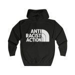Anti Racist Action unisex mikina s kapucí na zip