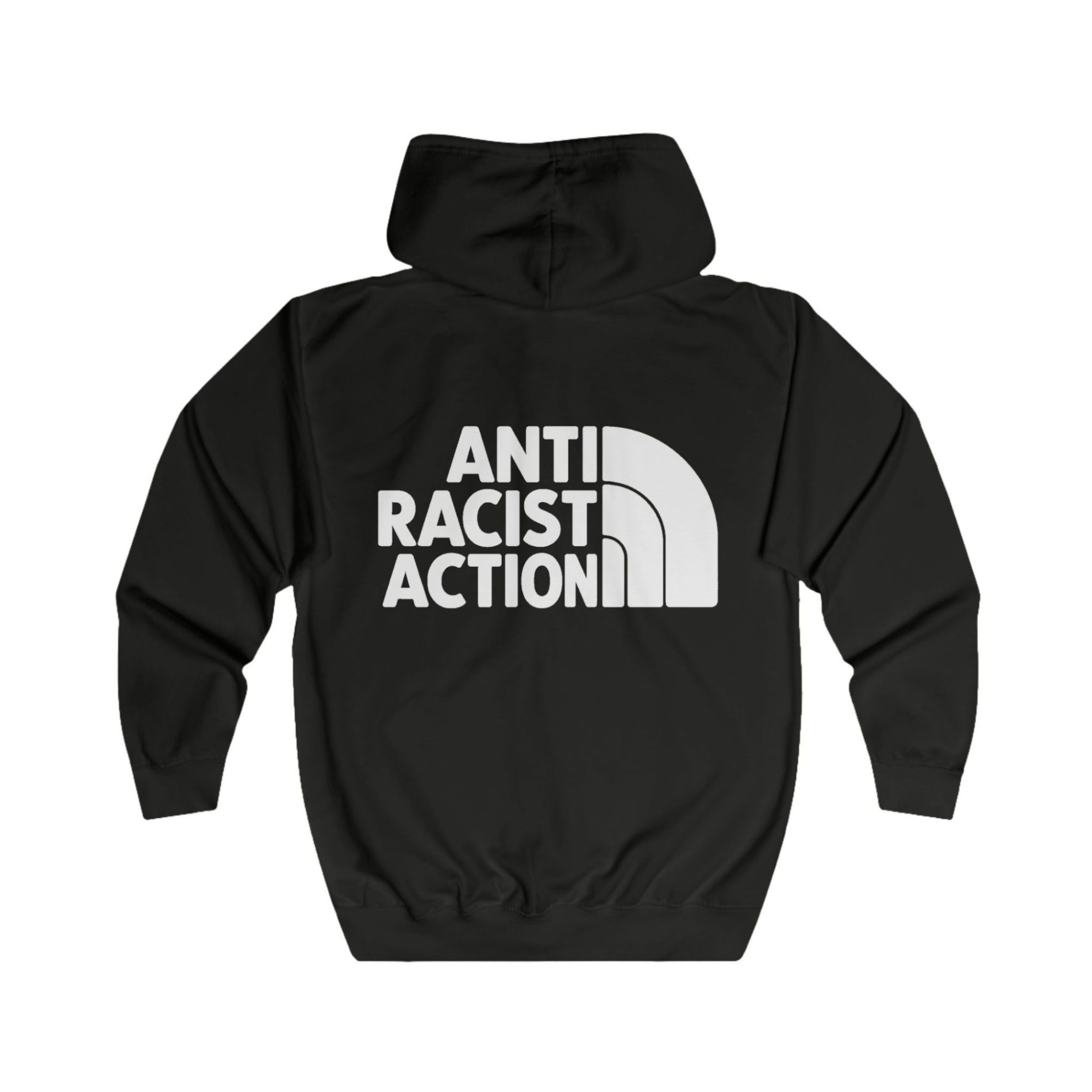 Anti Racist Action unisex mikina s kapucí na zip 1 Anti Racist Action unisex mikina s kapucí na zip