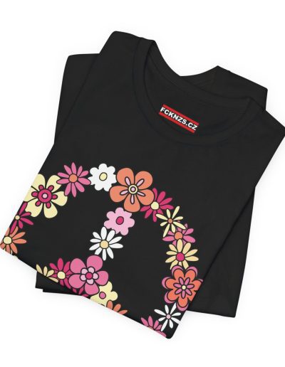 Flower Power Peace unisex tričko
