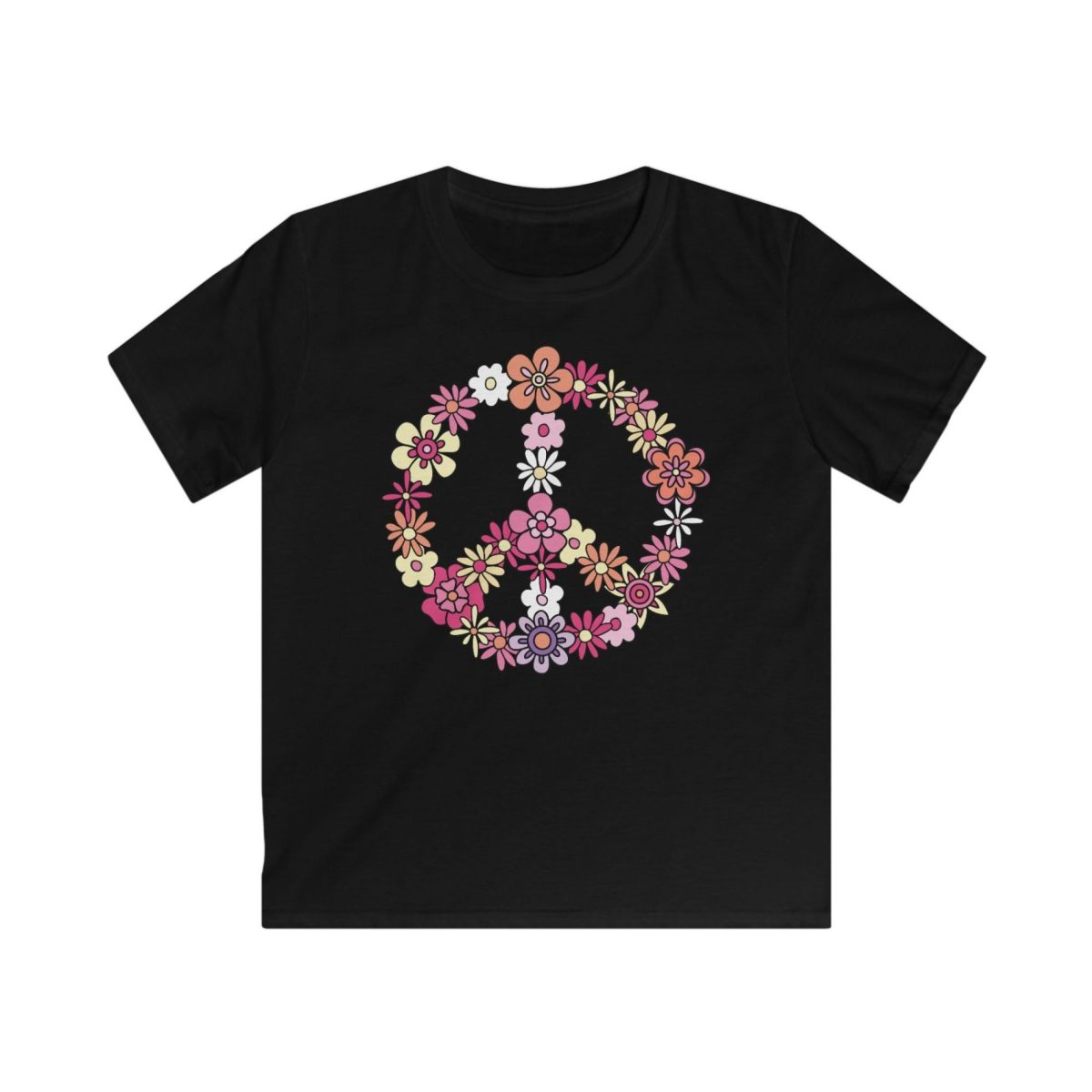 Flower Power Peace dětské tričko