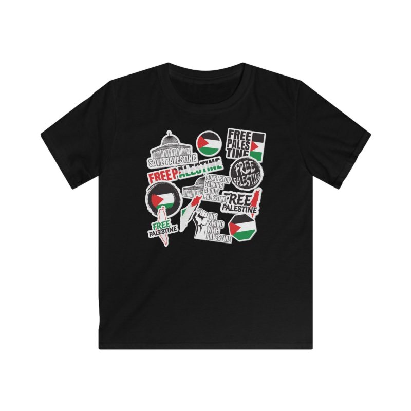 Free Palestine Stickers dětské tričko