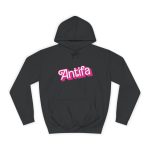 Antifa Barbie unisex mikina s kapucí