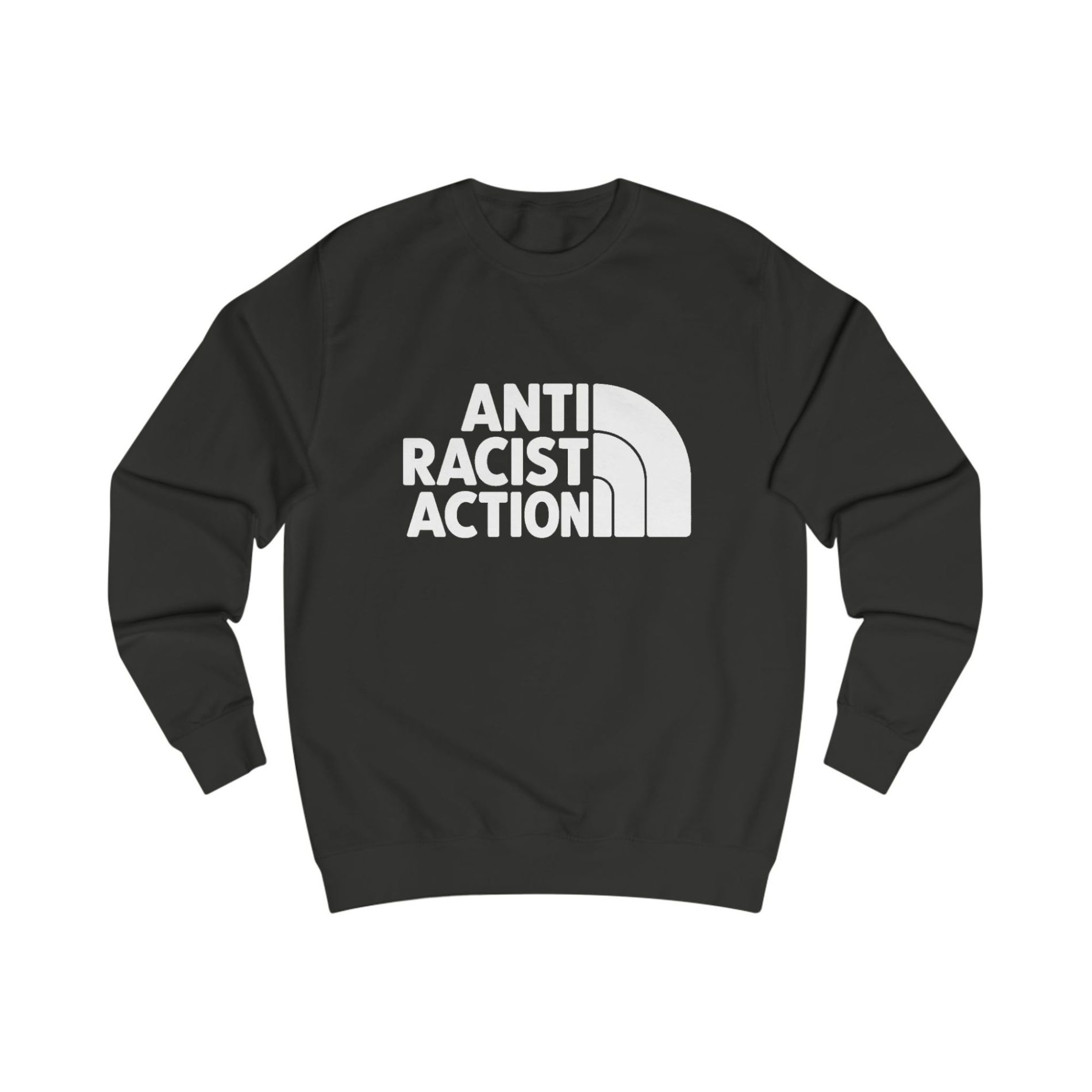 Anti Racist Action unisex mikina bez kapuce 1 Anti Racist Action unisex mikina bez kapuce