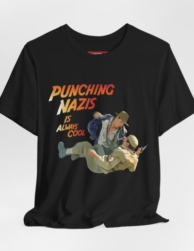 Punching Nazis Is Always Cool unisex tričko