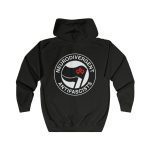 Neurodivergent Antifascists unisex mikina s kapucí na zip