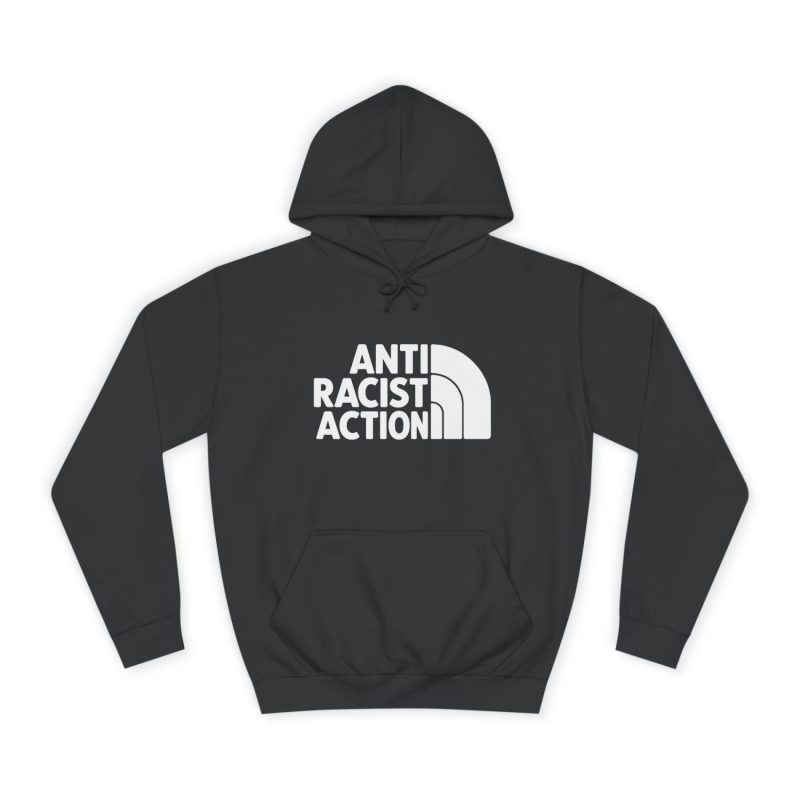 Anti Racist Action unisex mikina s kapucí