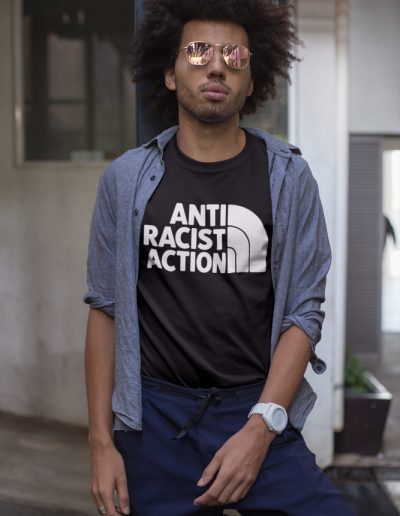 Anti Racist Action unisex organické tričko