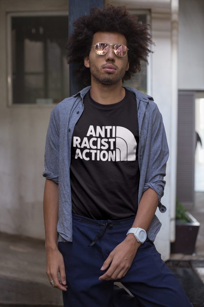 Anti Racist Action unisex organické tričko